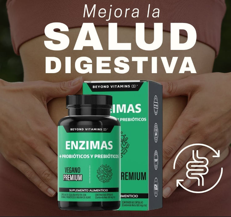 Enzimas Digestivas + Probioticos + Prebioticos