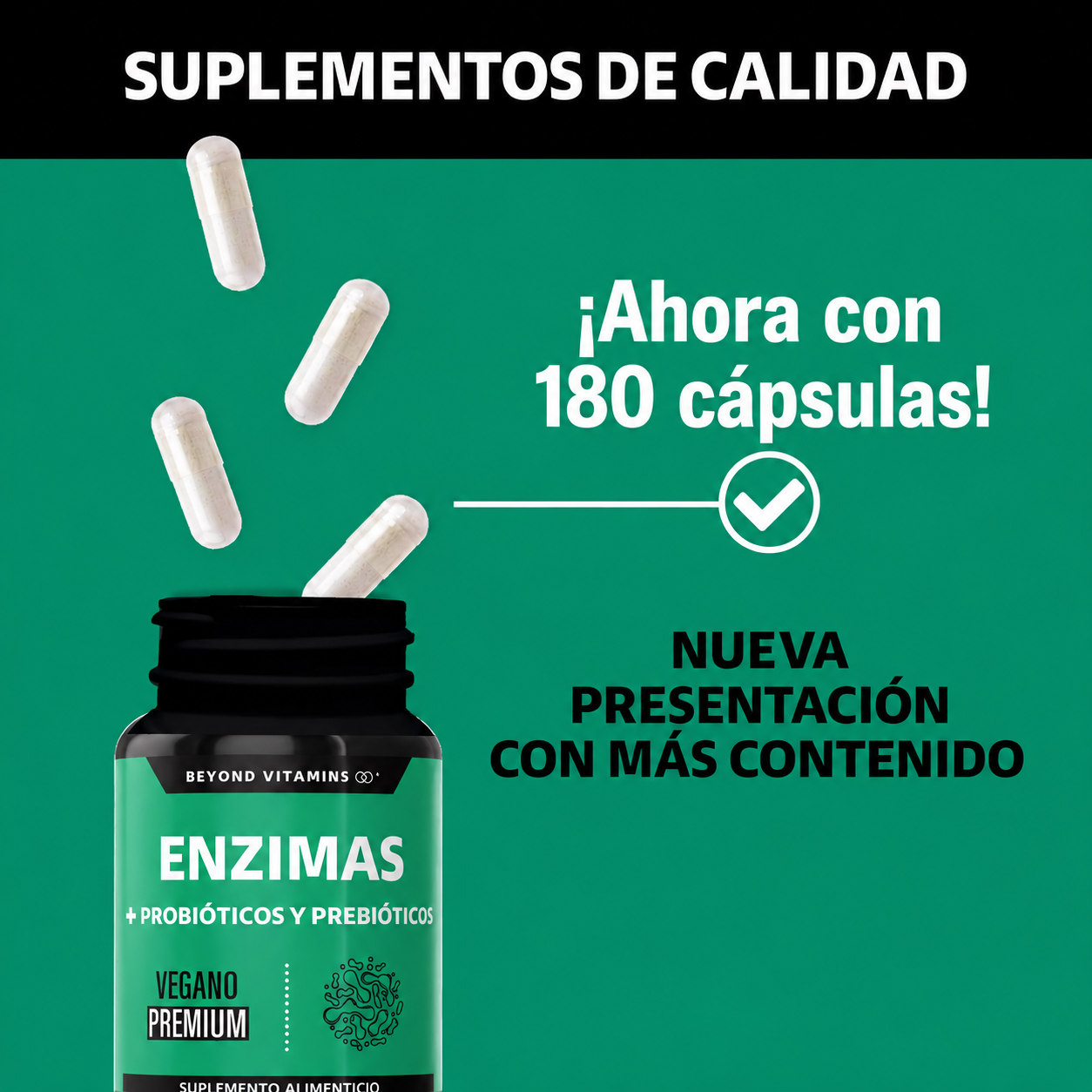 Enzimas Digestivas + Probioticos + Prebioticos