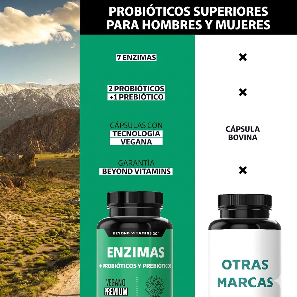 Enzimas Digestivas + Probioticos + Prebioticos